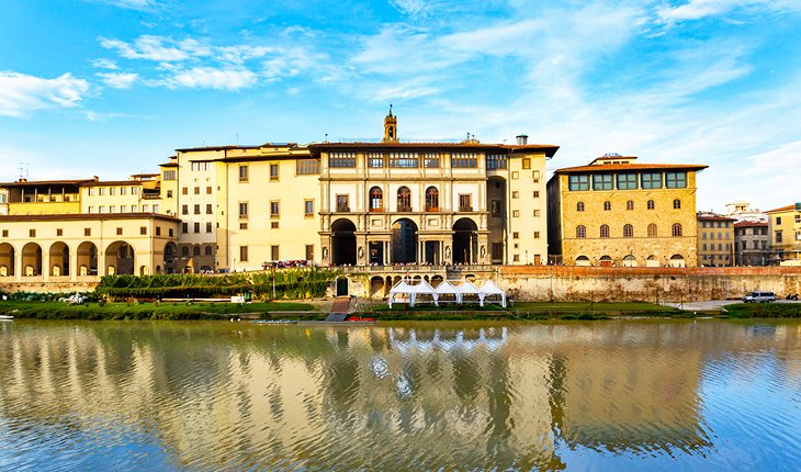 Uffizi Gallery on the Arno River