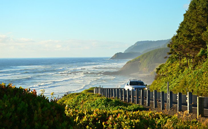 Highway 101 on the central Oregon coast