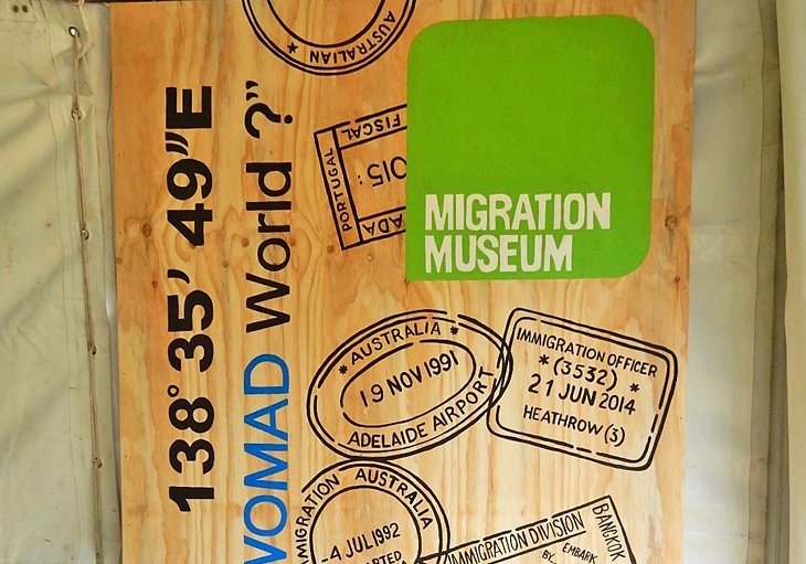 Migration Museum display