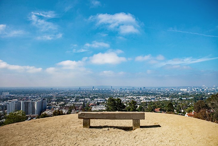 View of Los Angeles from Runyon Canyon Park