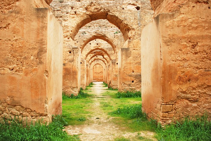 Horse stable ruins in the Heri es-Souani