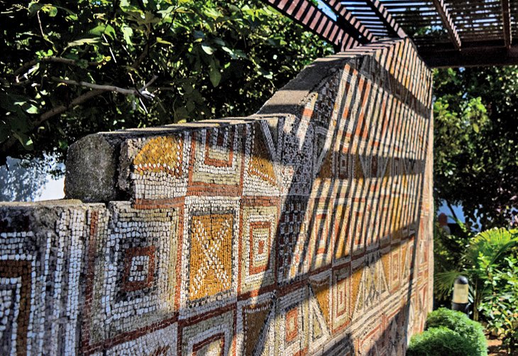 Ancient Roman mosaic at the Tetouan Archaeological Museum