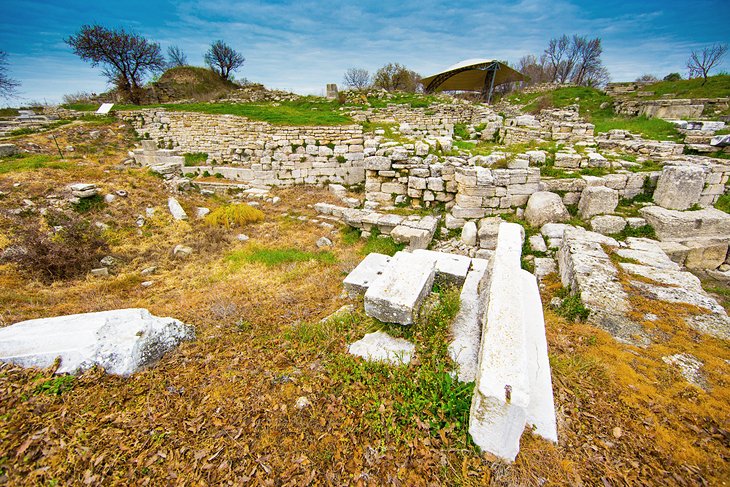 Ruins of a shrine in Troy