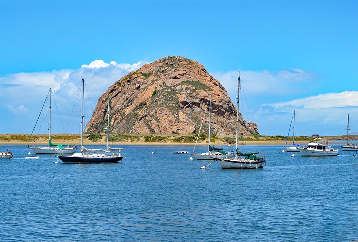 View of Morro Rock from Tidelands Park