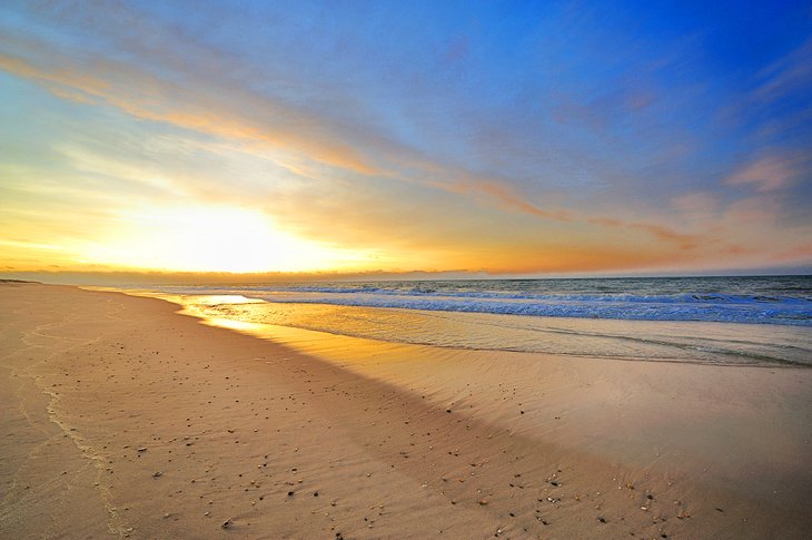 Sunset at Main Beach in East Hampton