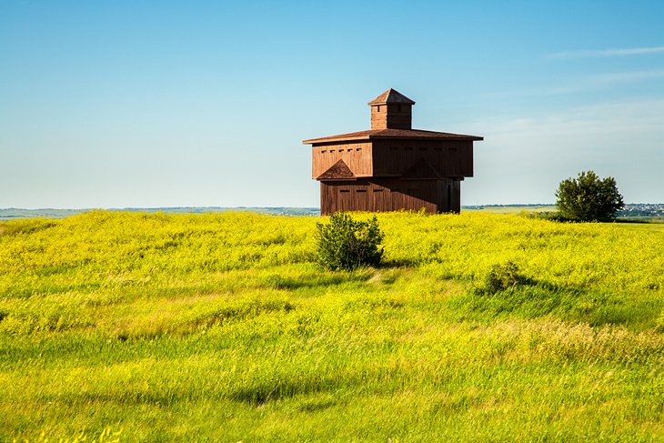 Blockhouse at Fort Abraham Lincoln State Park