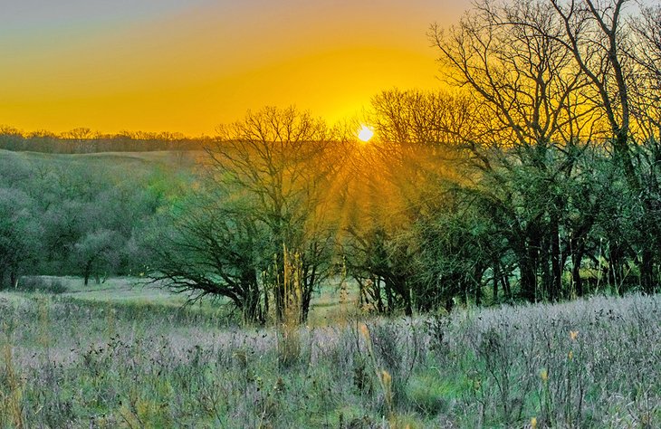 Sunset at Fort Ransom