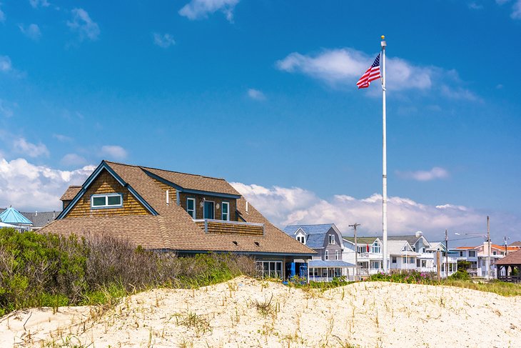 Beach houses in Ocean City, New Jersey