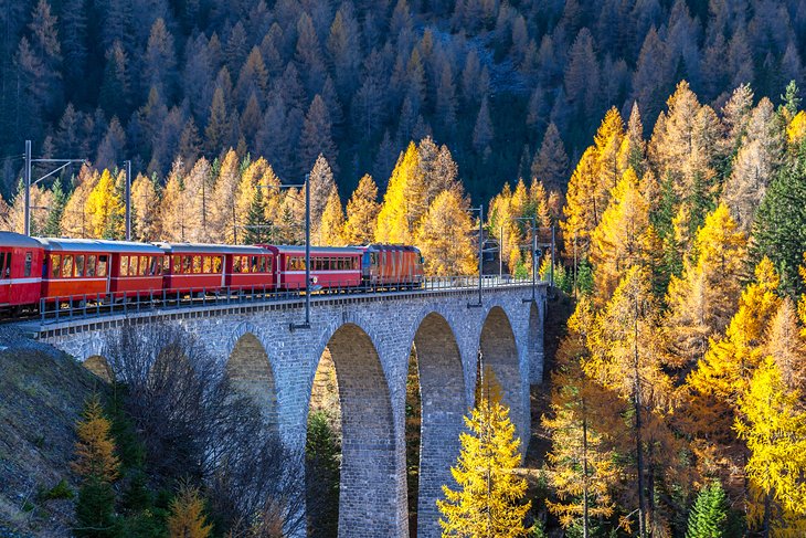 The Bernina Railway line