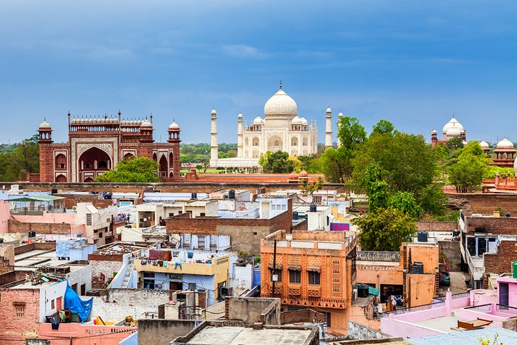 View over Agra's Old City