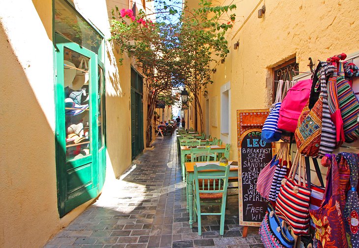 Street in the Old Town of Rethymnon