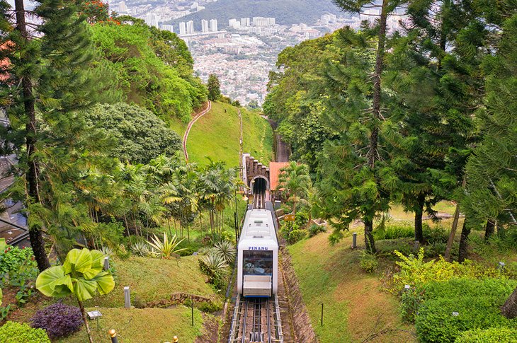 Funicular on Penang Hill
