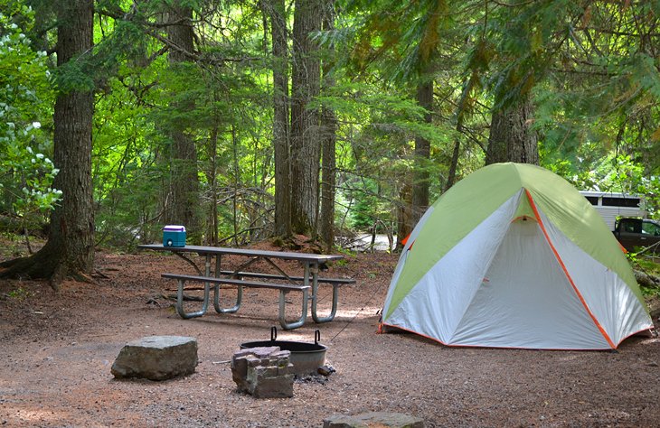 Camping in Glacier National Park