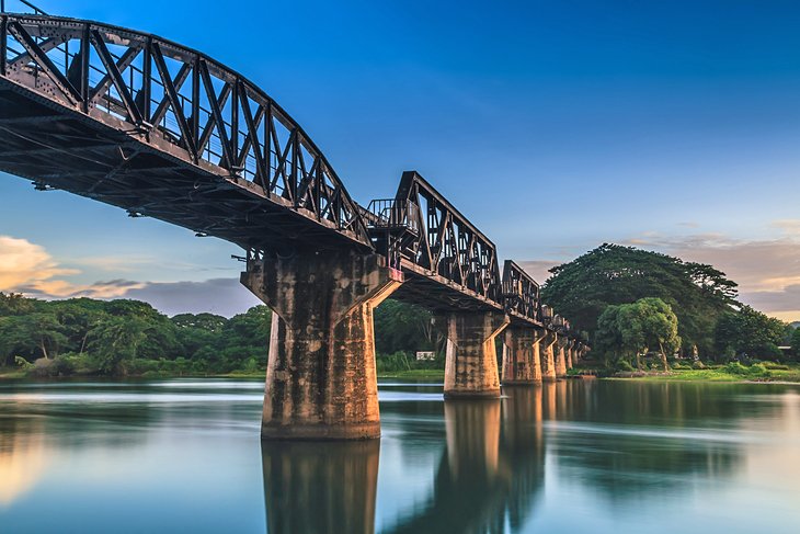 Death Railway Bridge over the River Kwai