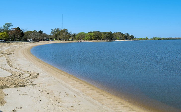 The beach at Carmelo, Uruguay