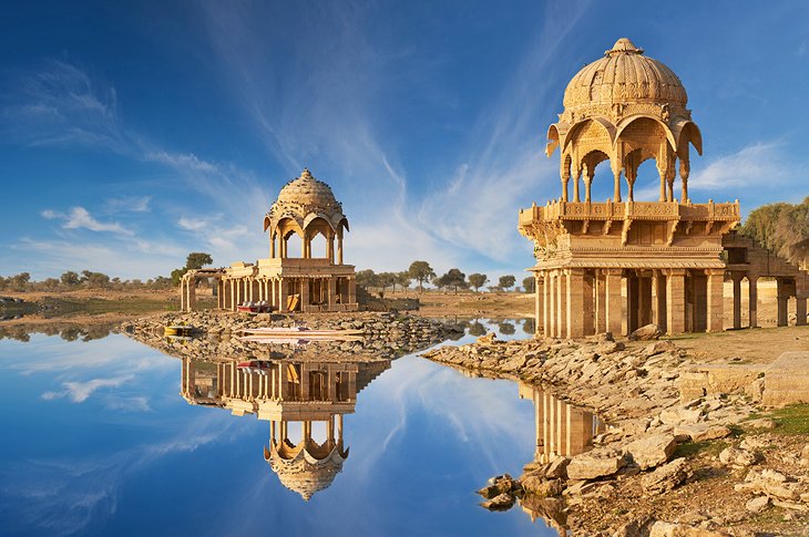 Gadi Sagar Temple in Jaisalmer, Rajasthan