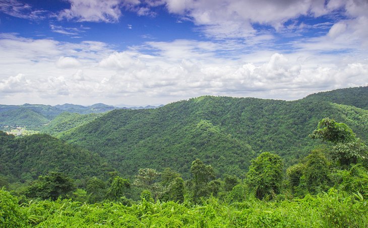 Mountain views in Khao Yai National Park