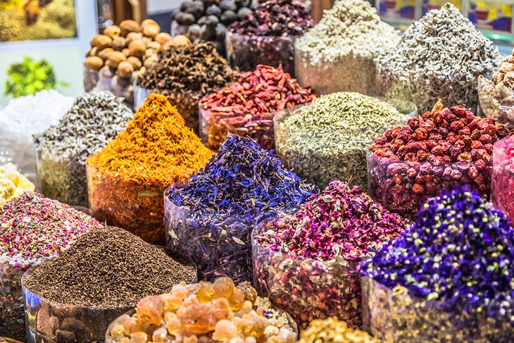 Spices for sale in Deira (Old Dubai)