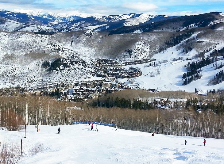 View from the slopes at Beaver Creek