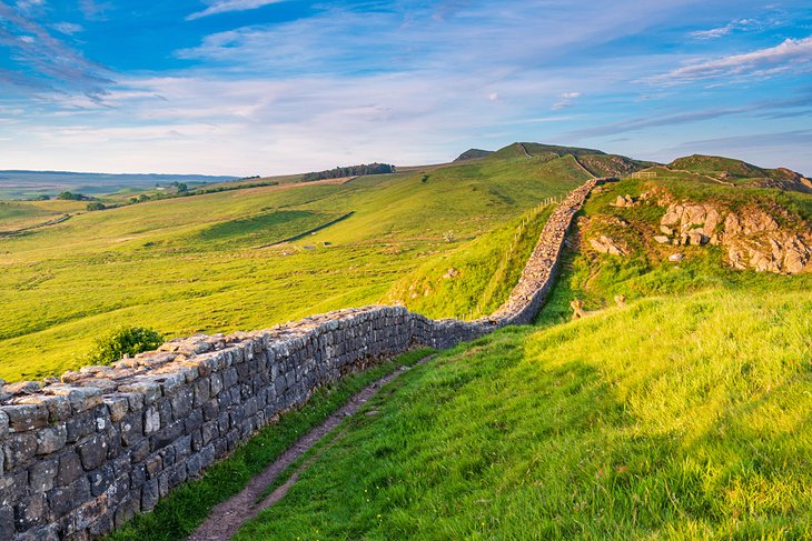 Hadrian's Wall in Northumberland