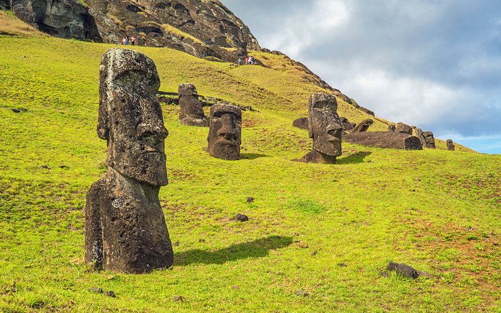 Moai at Rano Raraku, Easter Island