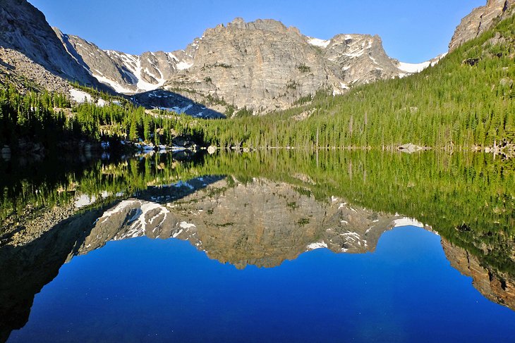 The Loch, an alpine lake in Rocky Mountain National Park