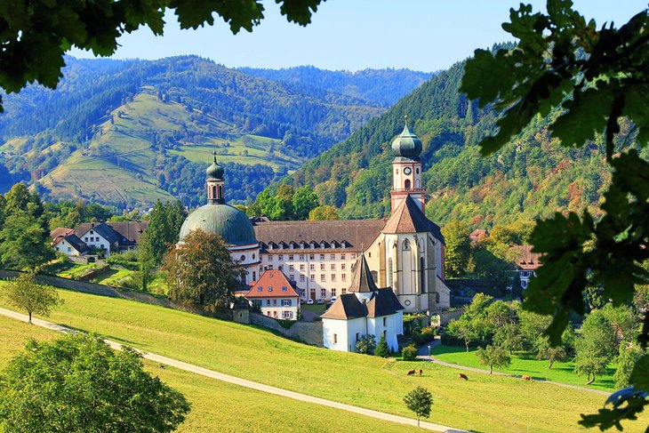 Monastery in the Black Forest town of Münstertal