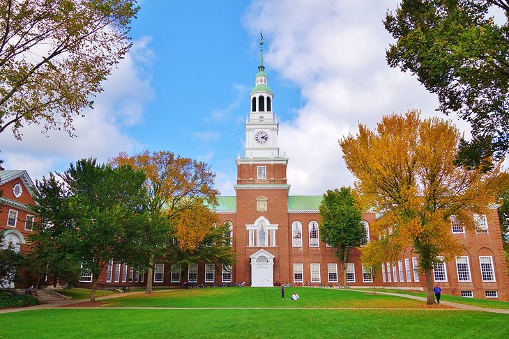 The Baker Library at Dartmouth College