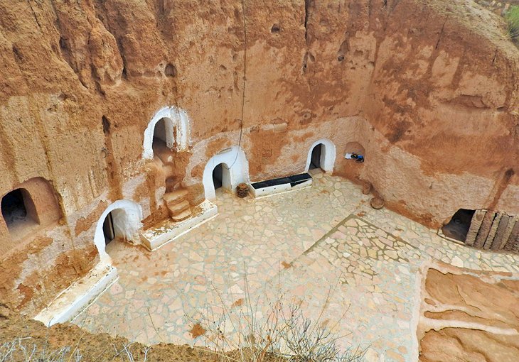 Troglodyte homes and caves in Matmata