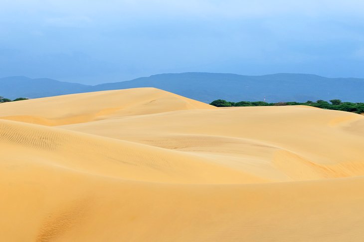 Sand dunes in Medanos de Coro National Park