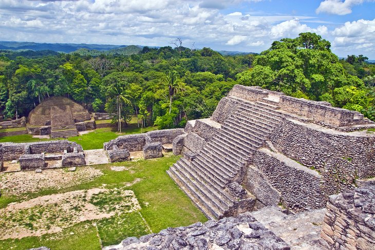 Caana pyramid at Caracol Mayan ruins