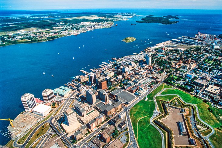 Aerial view of Halifax