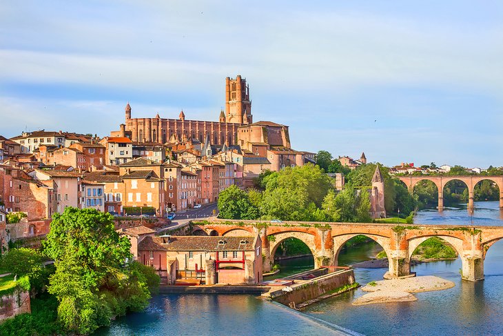 View of Albi and the Cathedrale Sainte-Cecile