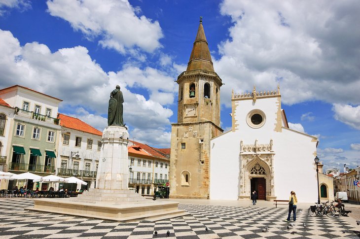 Igreja de Sao Joao Baptista on Tomar's main square