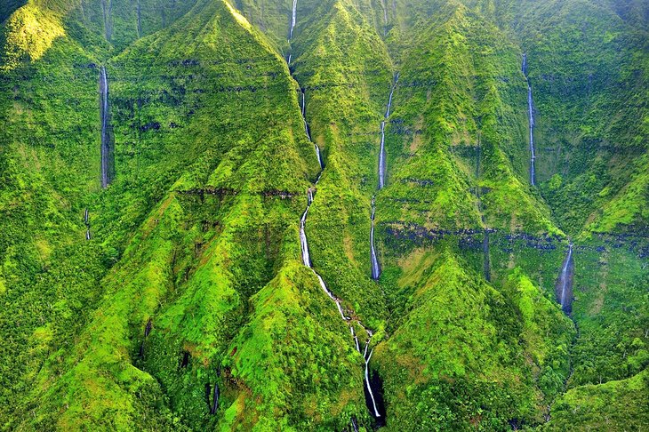 The Weeping Wall on Mount Waialeale