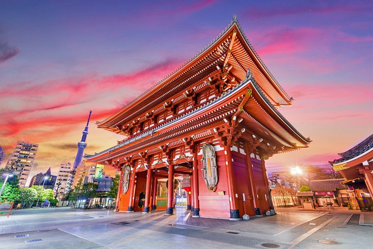 Temple Gate in Tokyo