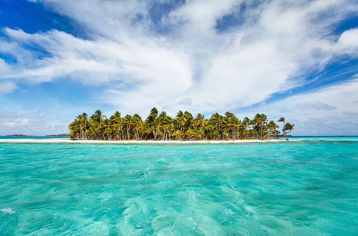 Tropical island in the Exumas, The Bahamas