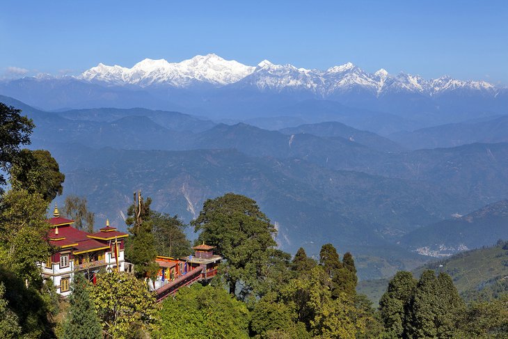Bhutia Busty Monastery in Darjeeling, India