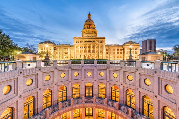 Texas State Capitol building in Austin, Texas