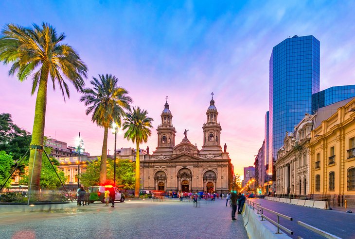 Plaza de Armas in Santiago, Chile