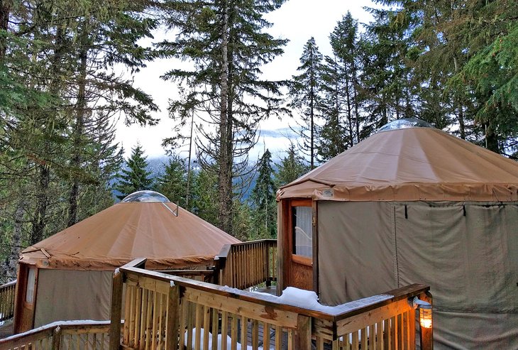 Yurts at the Riverside RV Resort and Campground