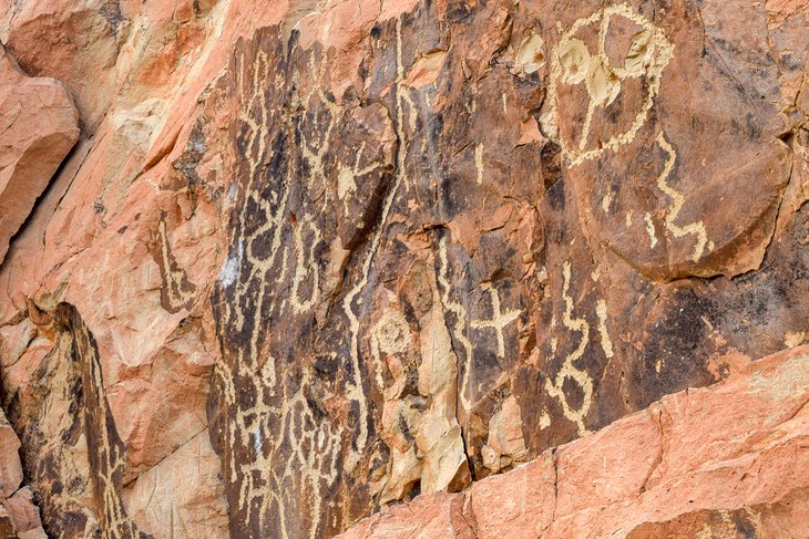 Petroglyphs on the Chimneys Trail