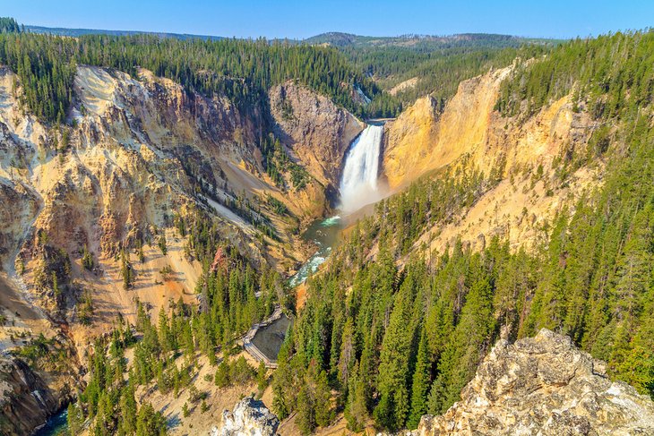 Lower Falls in the Grand Canyon of the Yellowstone