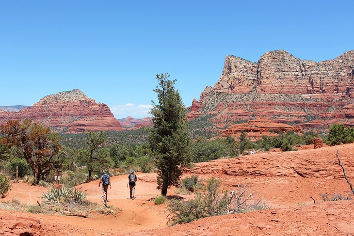 A stop along the Red Rock Scenic Byway