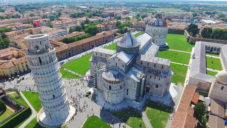 Aerial view of Pisa