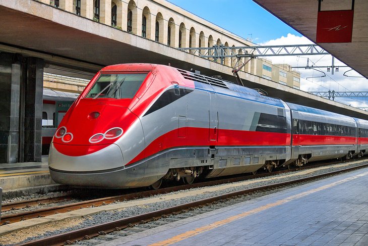 High-speed train in Italy