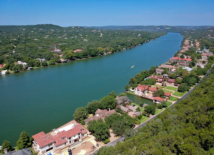 Colorado River from Mount Bonnell