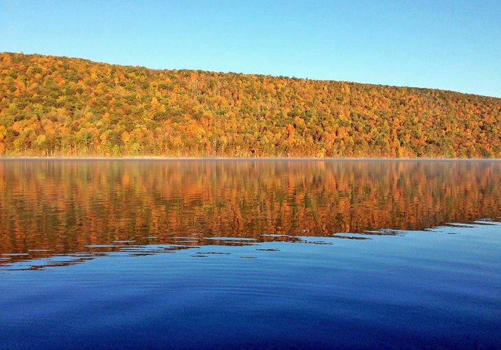 Fall colors at Canadice Lake