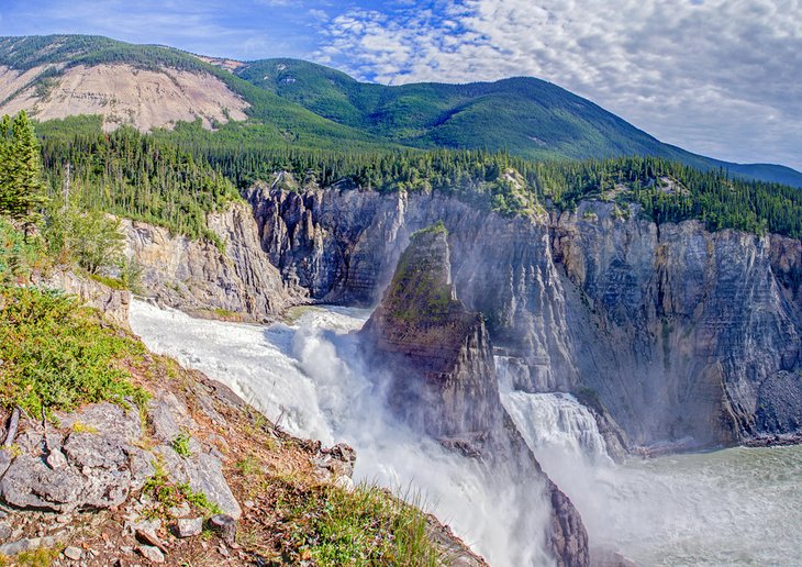 Virginia Falls in Nahanni National Park Reserve