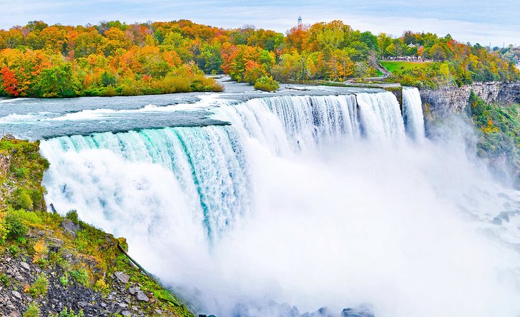 Niagara Falls in the autumn
